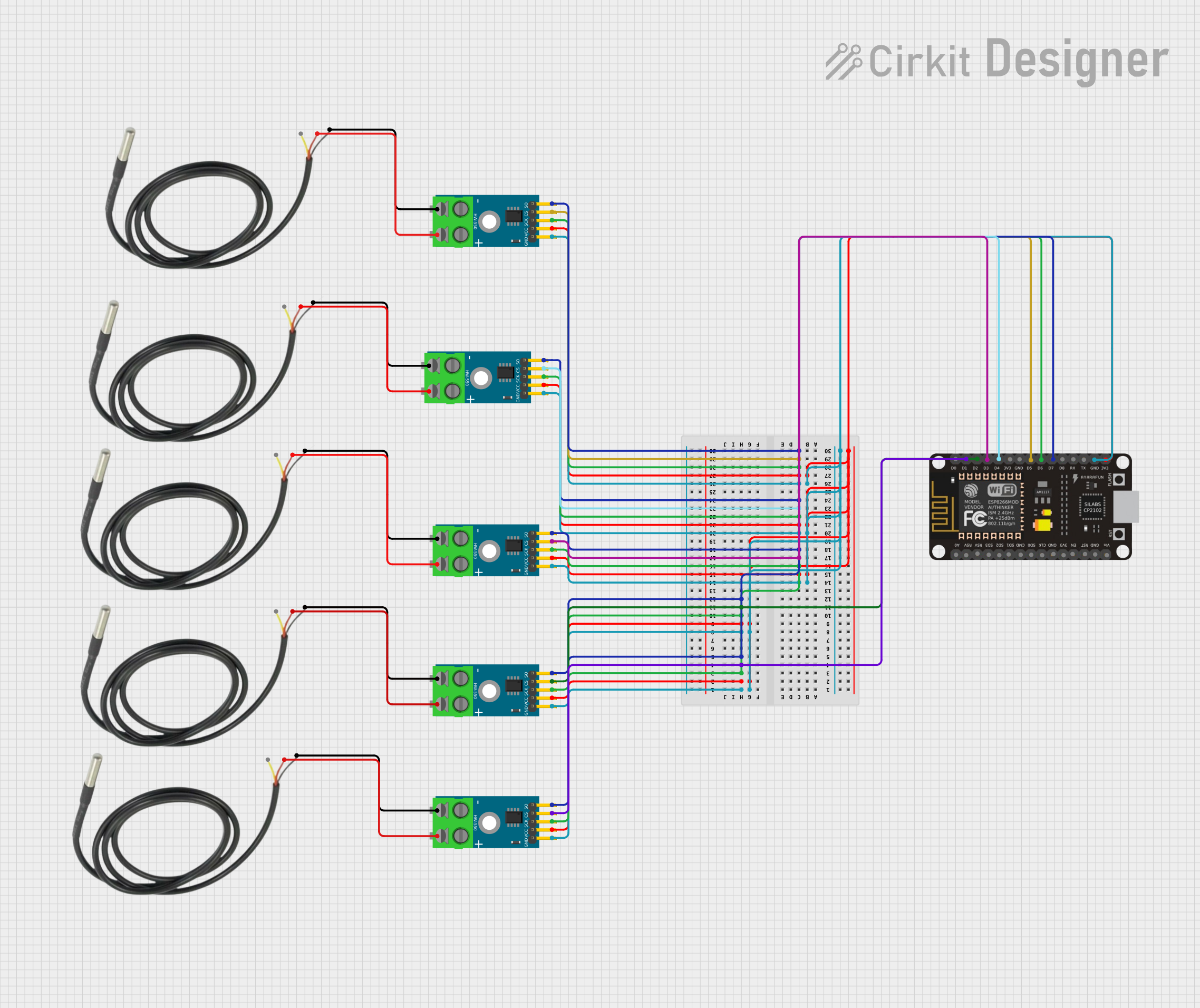 Image of Temperature Data Acquisition_Task2: A project utilizing MAX6675 Module in a practical application