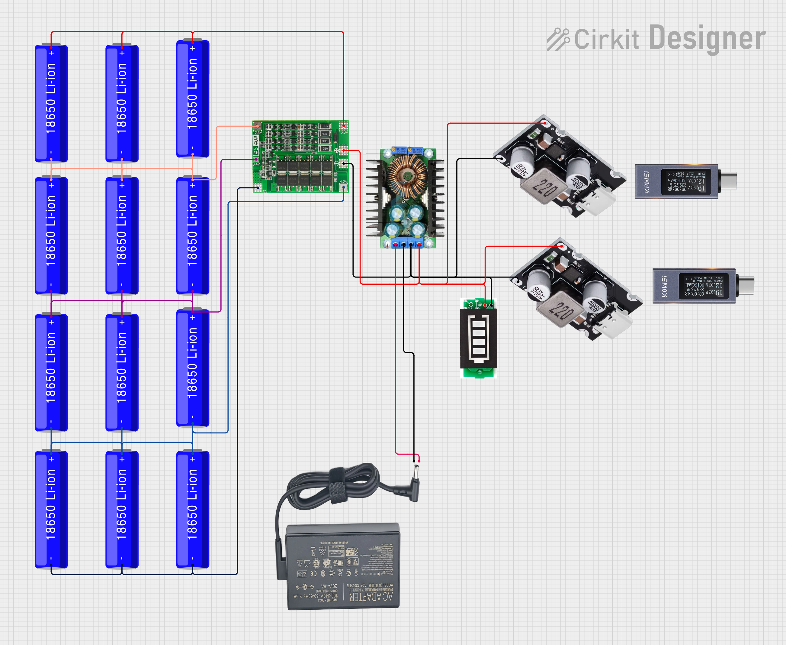 Image of Power Bank: A project utilizing 18650 Li-ion Battery in a practical application