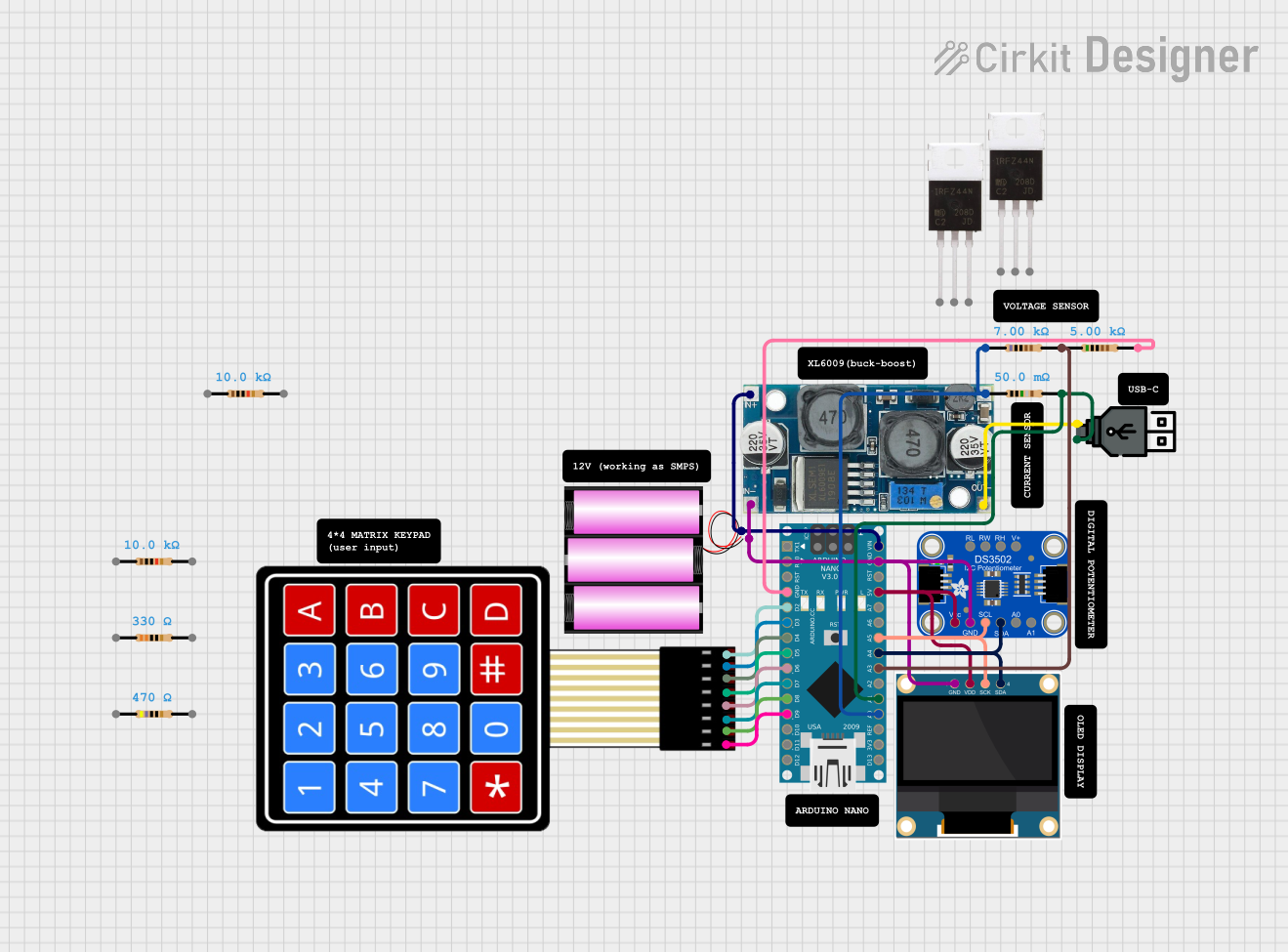 Image of MULTIWATT CHARGER: A project utilizing NANO Shield Board W/ Power Switch in a practical application