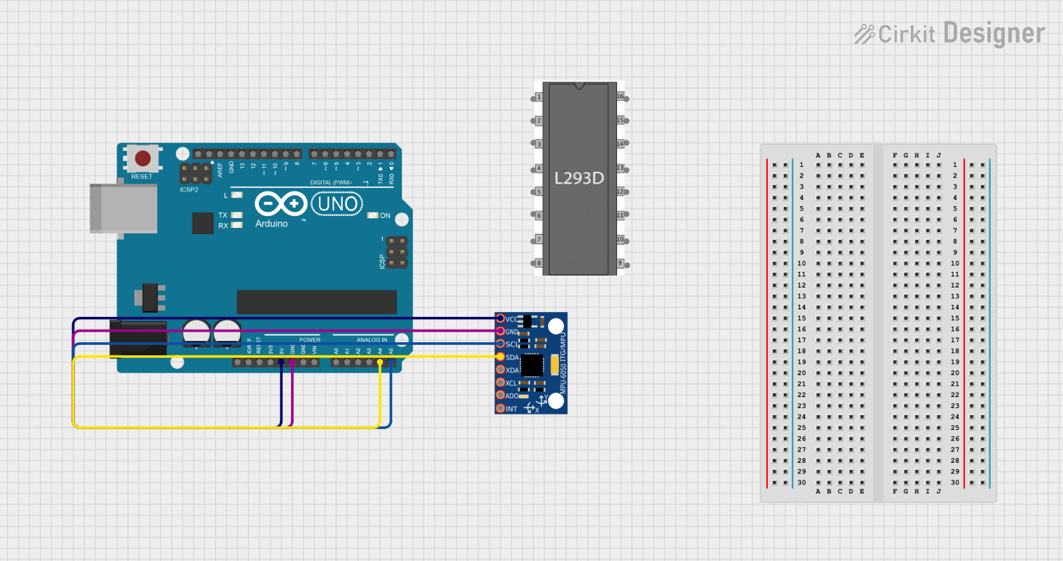 Image of mi: A project utilizing MPU6050 6DOF in a practical application