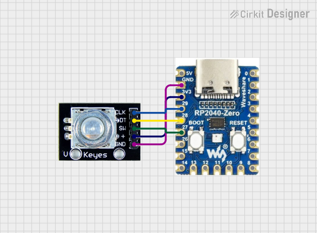 Image of test: A project utilizing HW-040 Rotary Encoder in a practical application