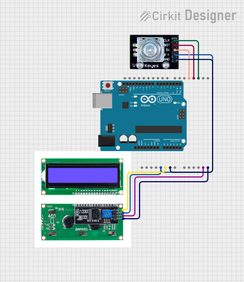 Image of rotary: A project utilizing Adafruit I2C QT Rotary Encoder in a practical application