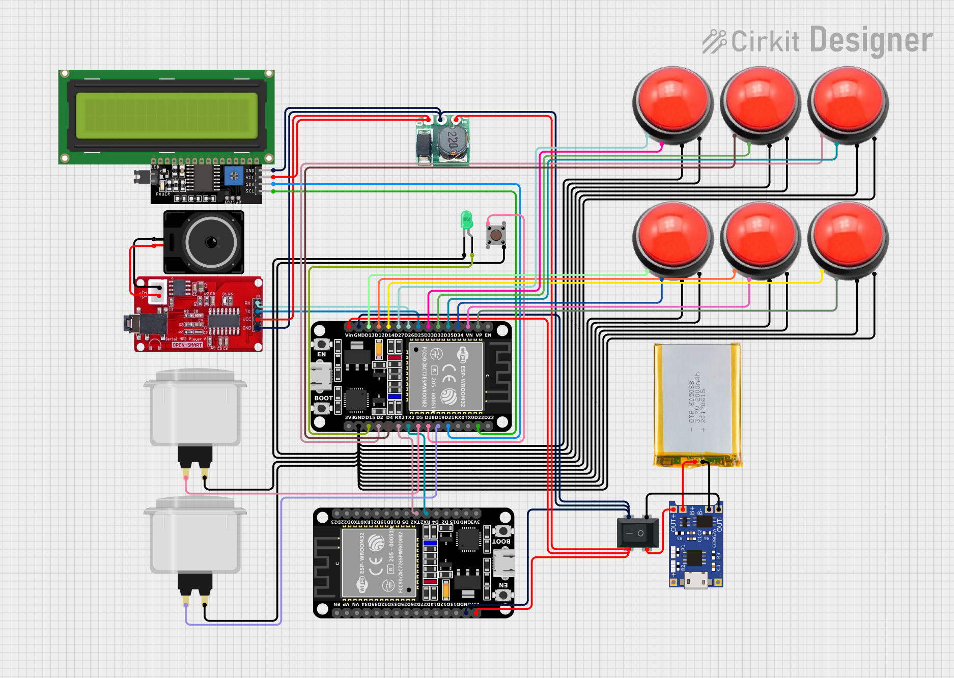 Image of Button Box: A project utilizing MicroView in a practical application