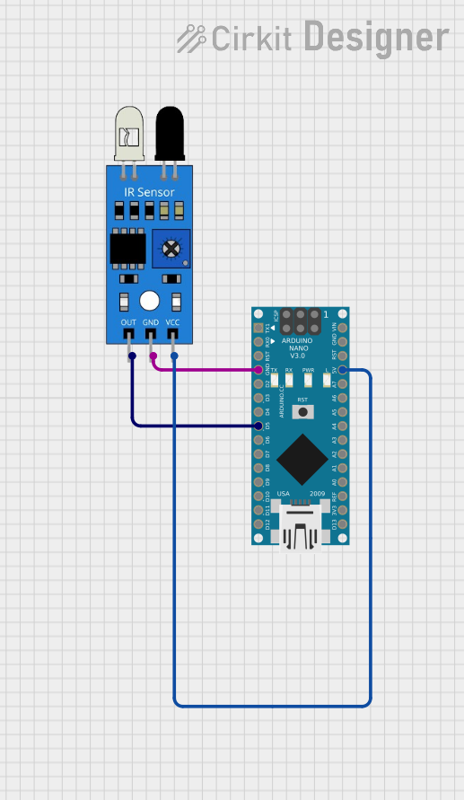 Image of MH-Sensor-Series: Flying Fish Wiring Diagram: A project utilizing Grove IR Sensor in a practical application