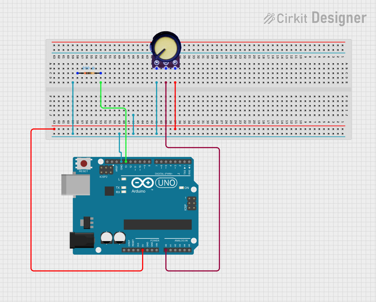 Image of Senior: A project utilizing 10k Potentiometer in a practical application
