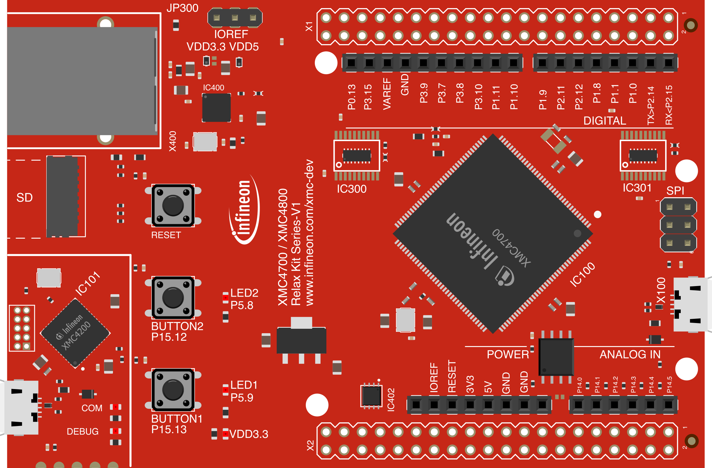 Image of INFINEON_KIT_XMC47_RELAX_V1