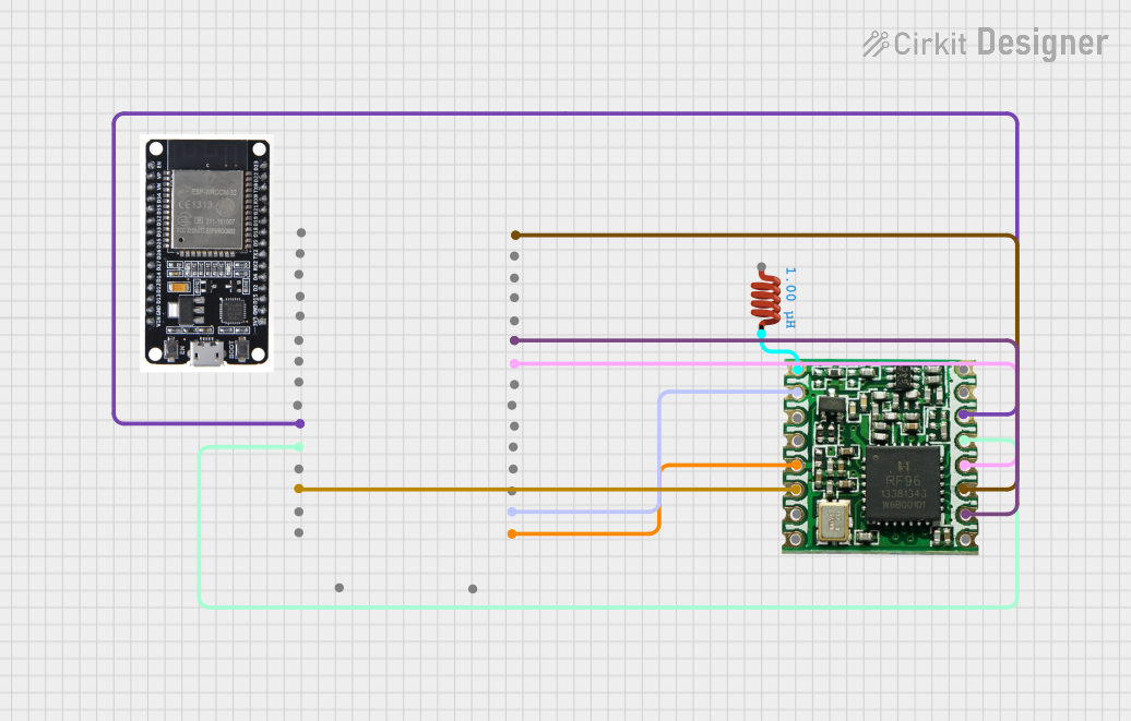 Image of transmitter LoRa: A project utilizing rfm95 in a practical application