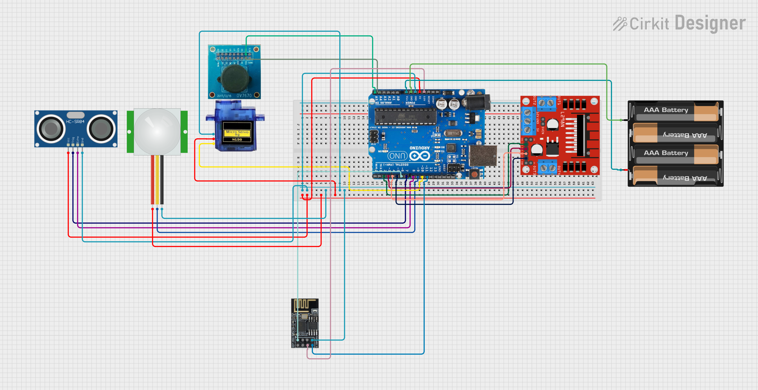 Image of Copy of surveillance rover: A project utilizing Arduino Esplora (Rev4) in a practical application