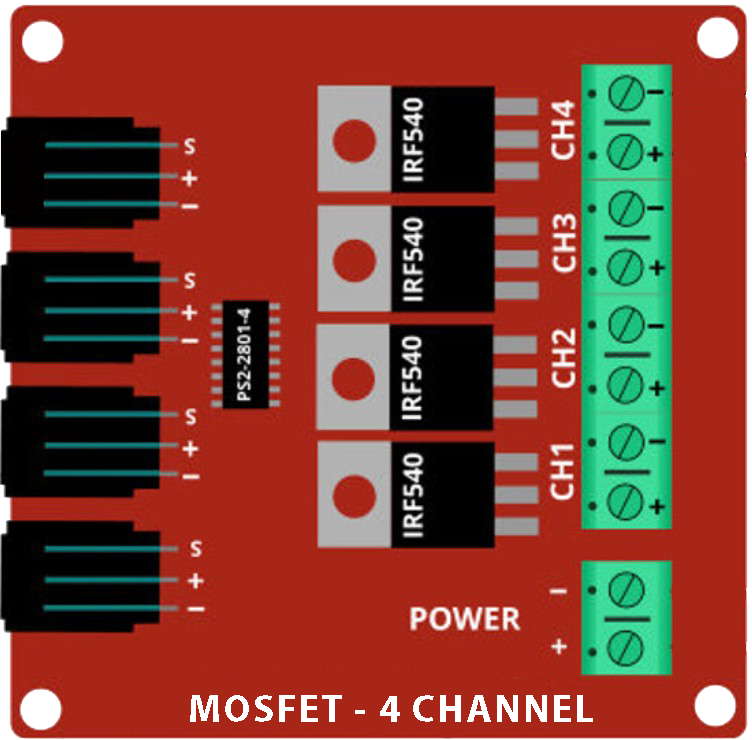Image of MOSFET 4 kanal