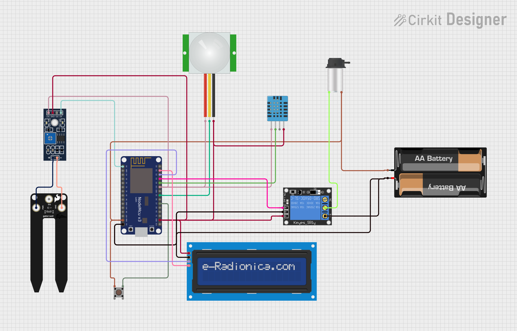 Image of project: A project utilizing SparkFun gator:environment in a practical application