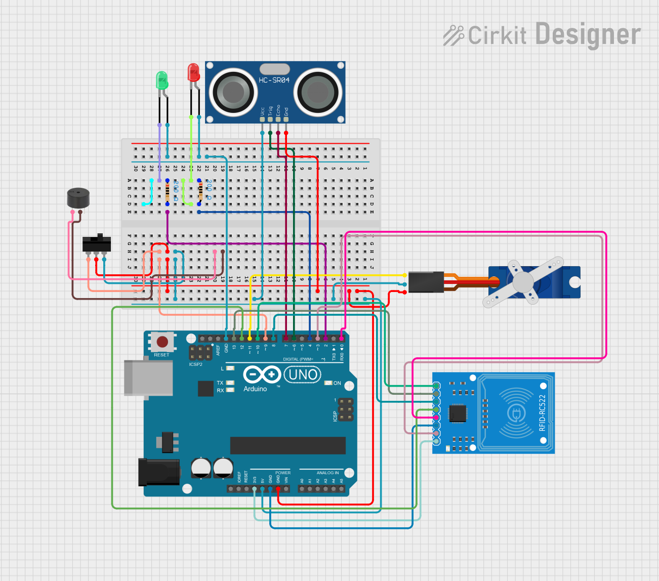 Image of tollgate: A project utilizing BlynkGate in a practical application