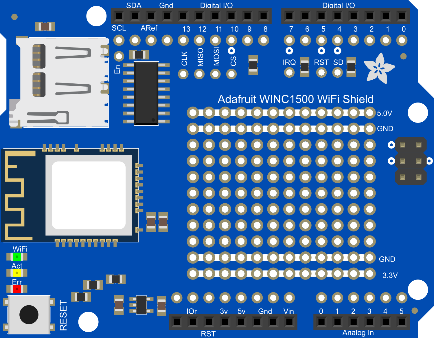 Image of Adafruit WINC1500 Shield