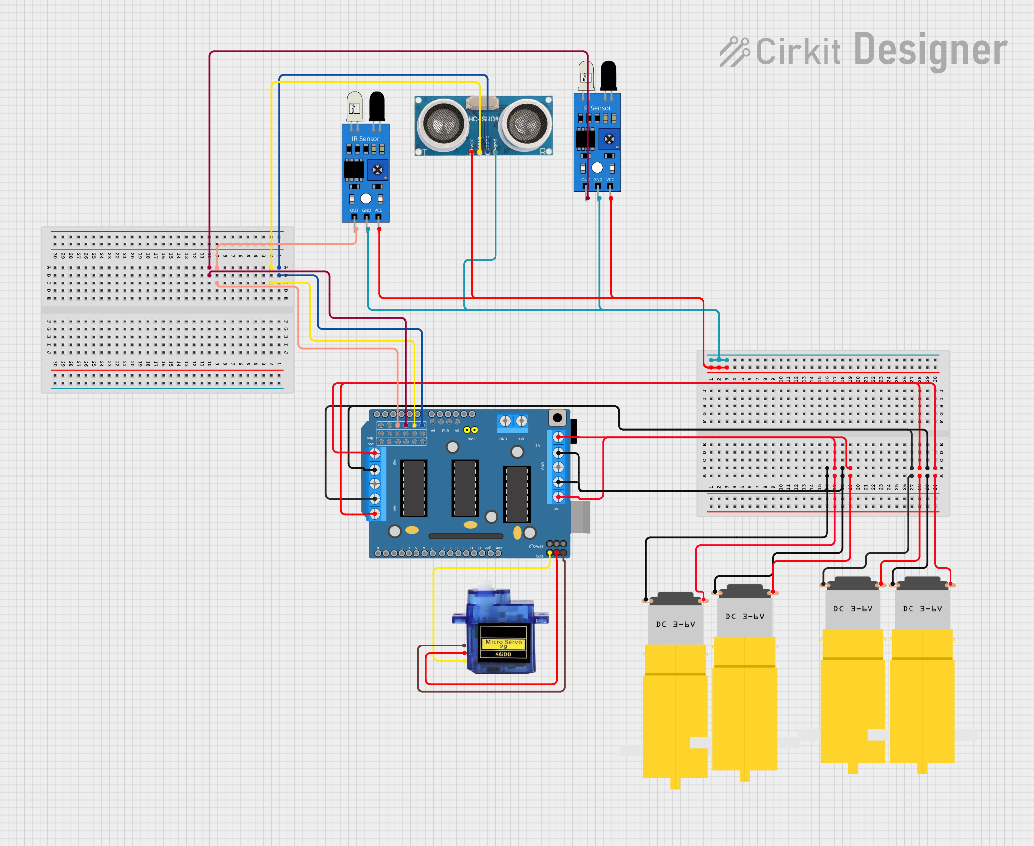 Image of Robo: A project utilizing DRIVER SHIELD L293D in a practical application