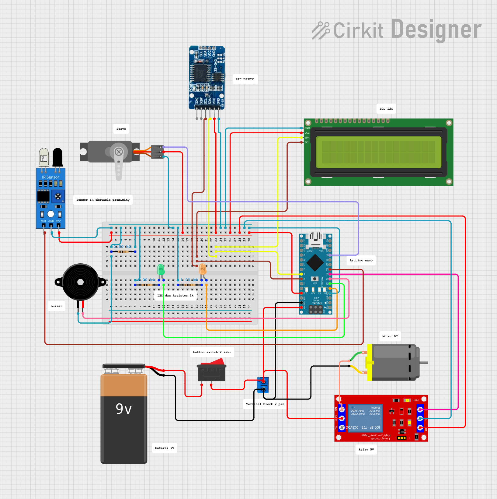 Image of Mesin obat: A project utilizing PRIK-KEE-NOO 2-CH R/C + I2C in a practical application