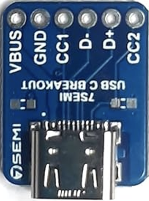 Image of Usb C breakout board