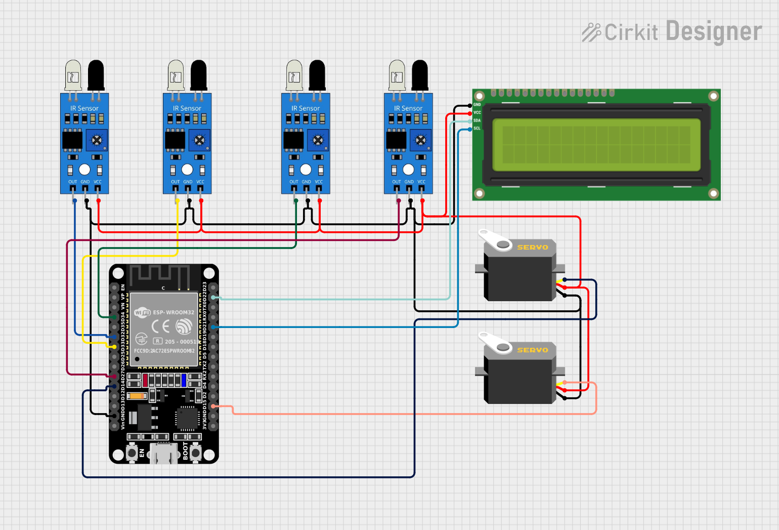 Image of smart parking system: A project utilizing HiLetGo ESP-32 in a practical application