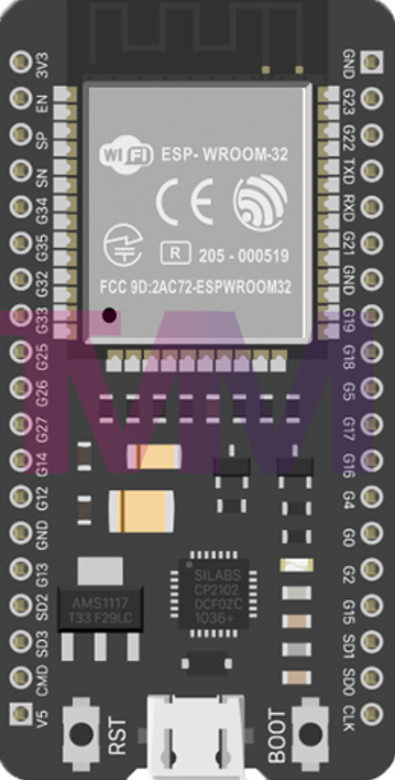 Image of ESP32 WROOM 32
