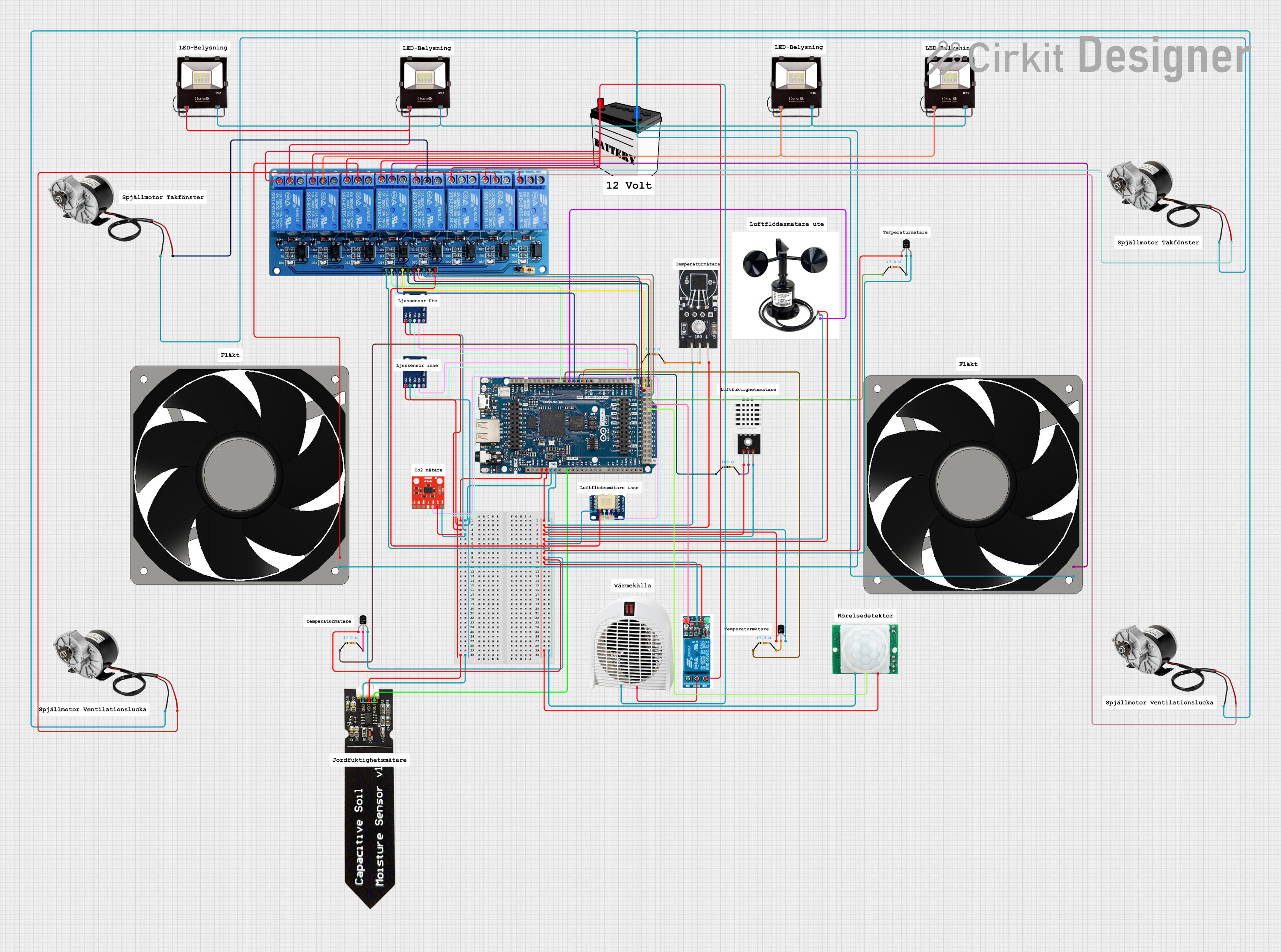 Image of VäxthusInlämningsuppgift: A project utilizing Arduino GIGA R1 in a practical application