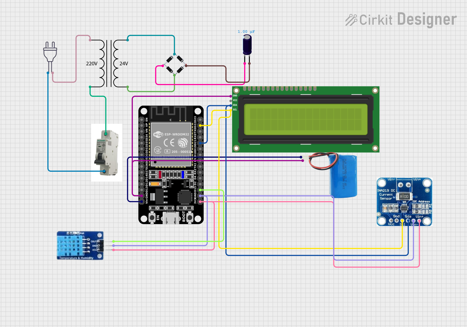 Image of IOT  BASED CONTROL PANNEL  DEB: A project utilizing IDC24 in a practical application