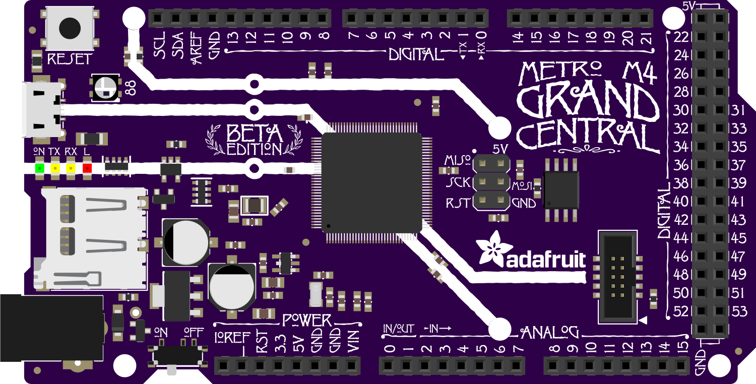 Image of Adafruit Grand Central M4 Express