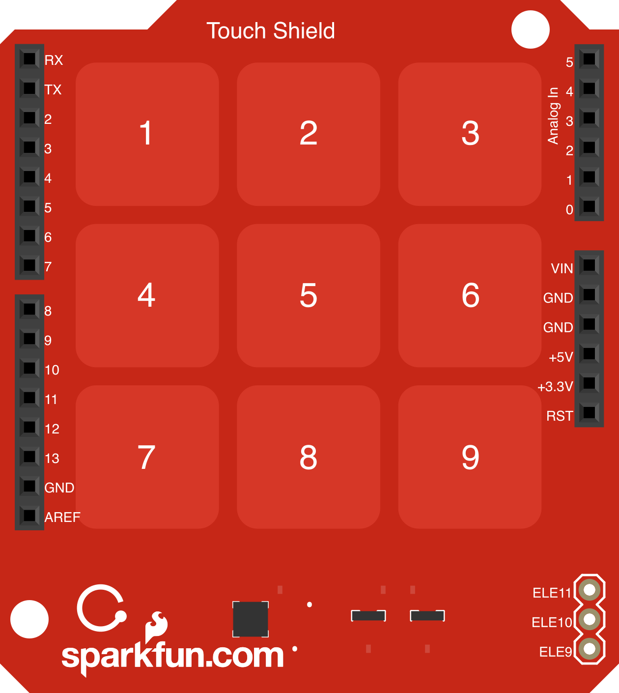 Image of Arduino Cap Sense Shield