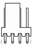 Image of CPU Fan Connector Male 4 Pin