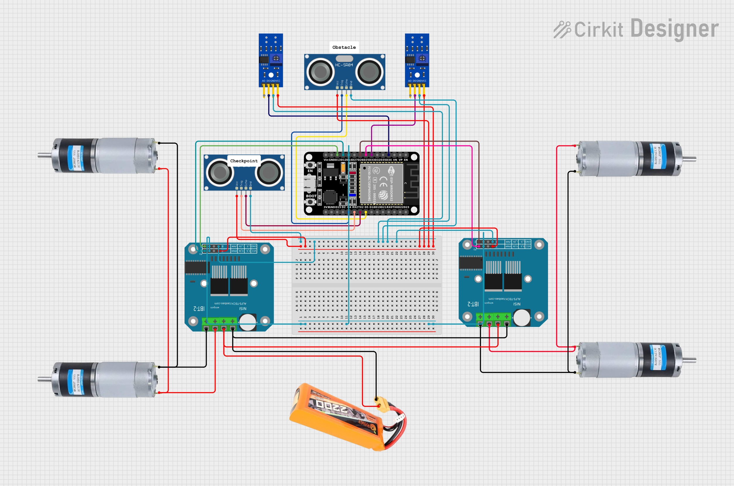 Image of Gilbert Project: A project utilizing KY-033 Line Tracking Sensor in a practical application