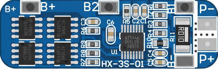 Image of 3S 18650 BMS