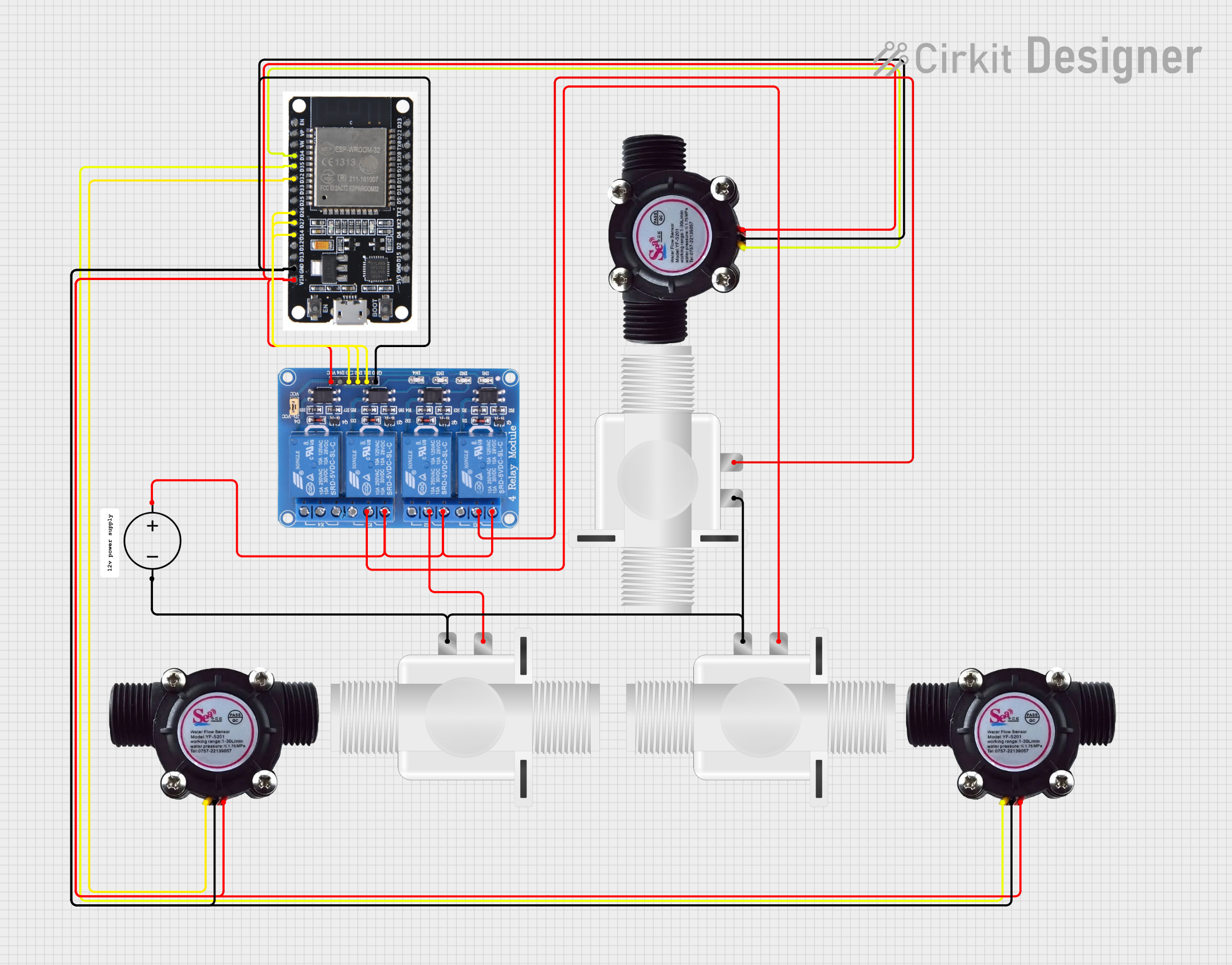 Image of water management system: A project utilizing valve solenoid water in a practical application