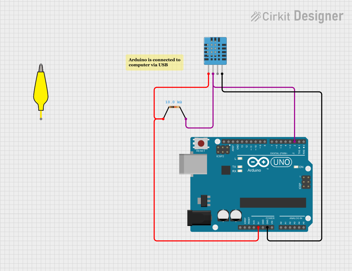 Image of Measure Temperature a: A project utilizing Adafruit Si7021 Humidity and Temperature Sensor in a practical application