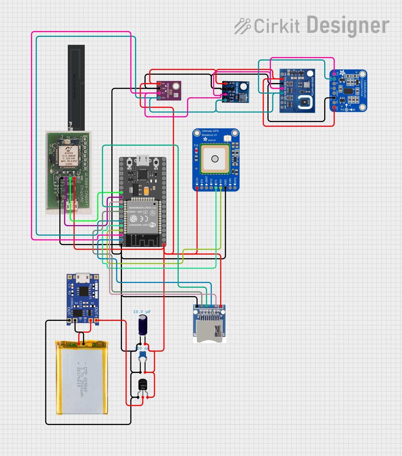 Image of SVsat: A project utilizing V_REG_TPS61040 in a practical application