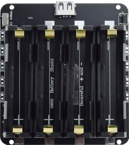 Image of 18650 V8 Battery Shield