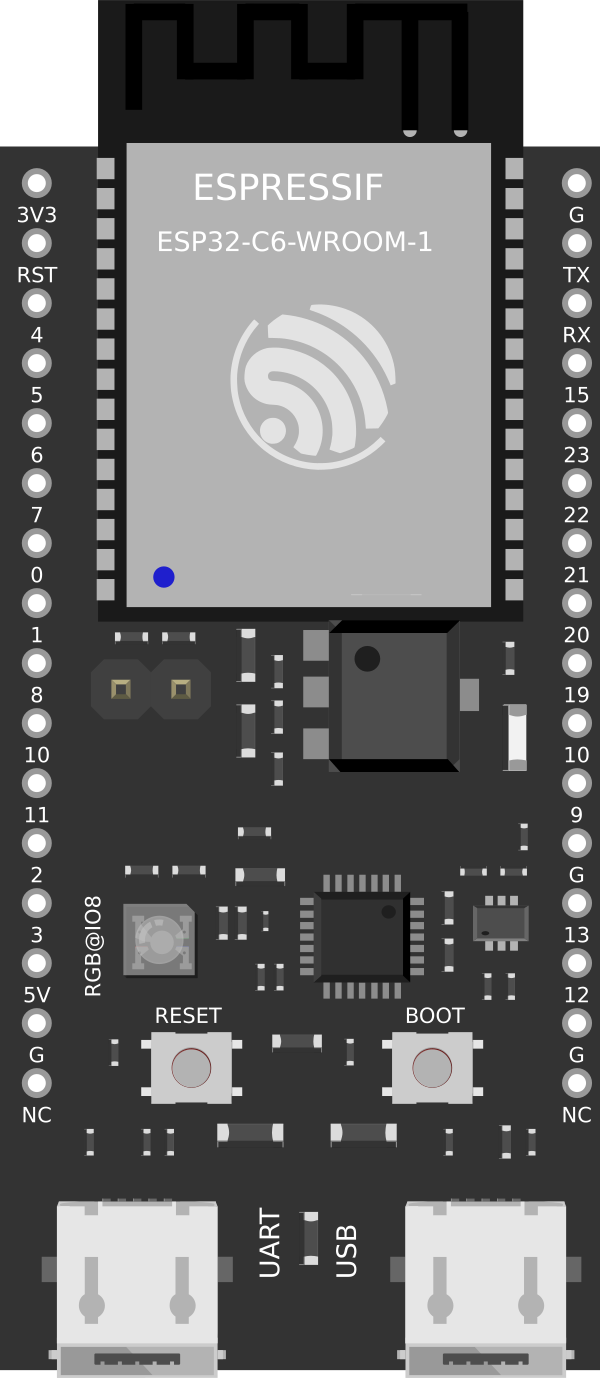 Image of ESP32 C6 DEVKITC 1