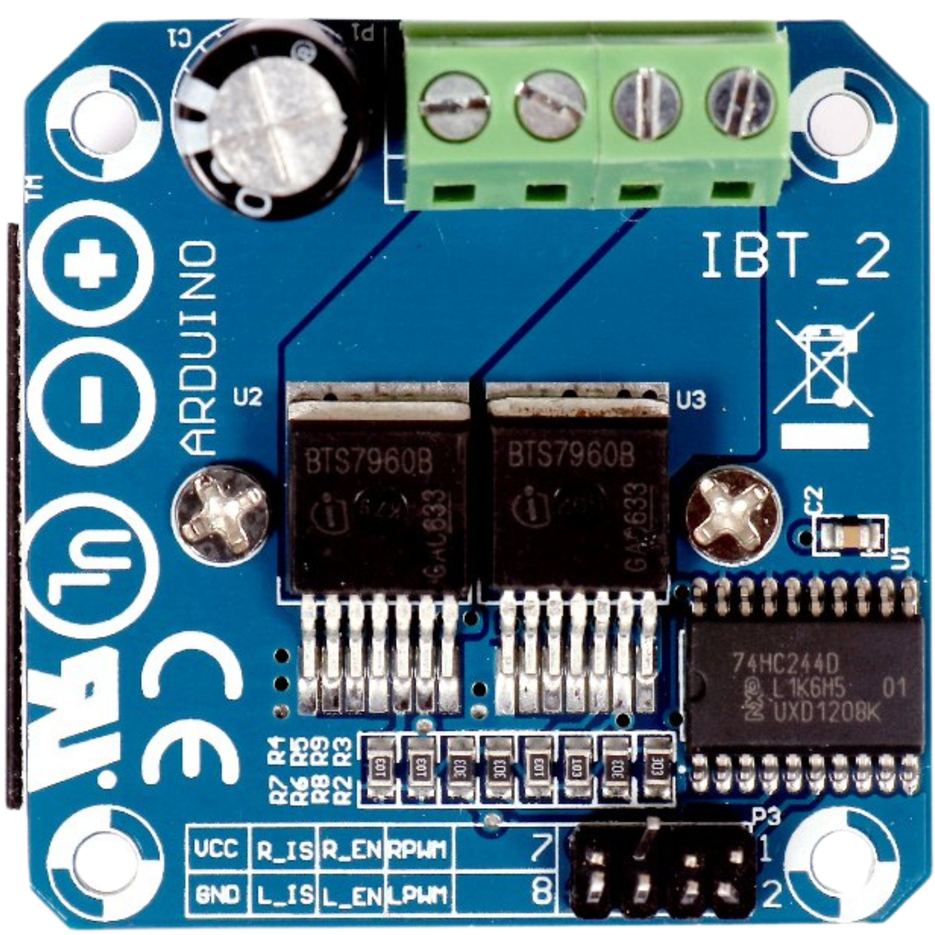 Image of BTS7960 (IBT-2) Motor Driver