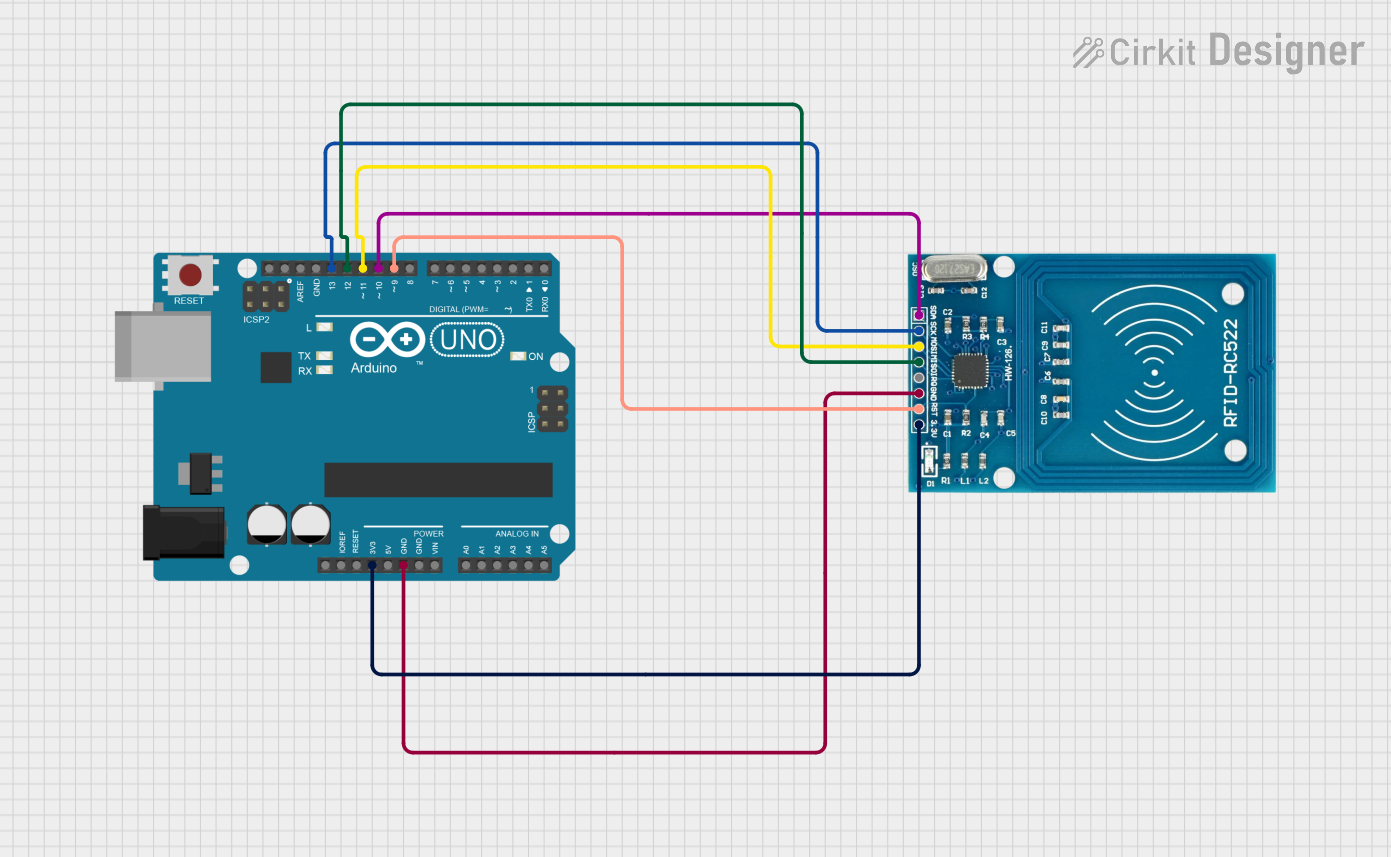 Image of Thẻ Từ Circuit: A project utilizing RFID-RC522_32b368d26333377f3b2822620679be01_1_schematic in a practical application