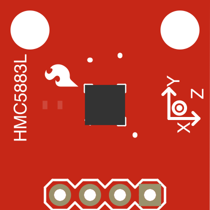 Image of Triple Axis Magnetometer - HMC5883L Breakout