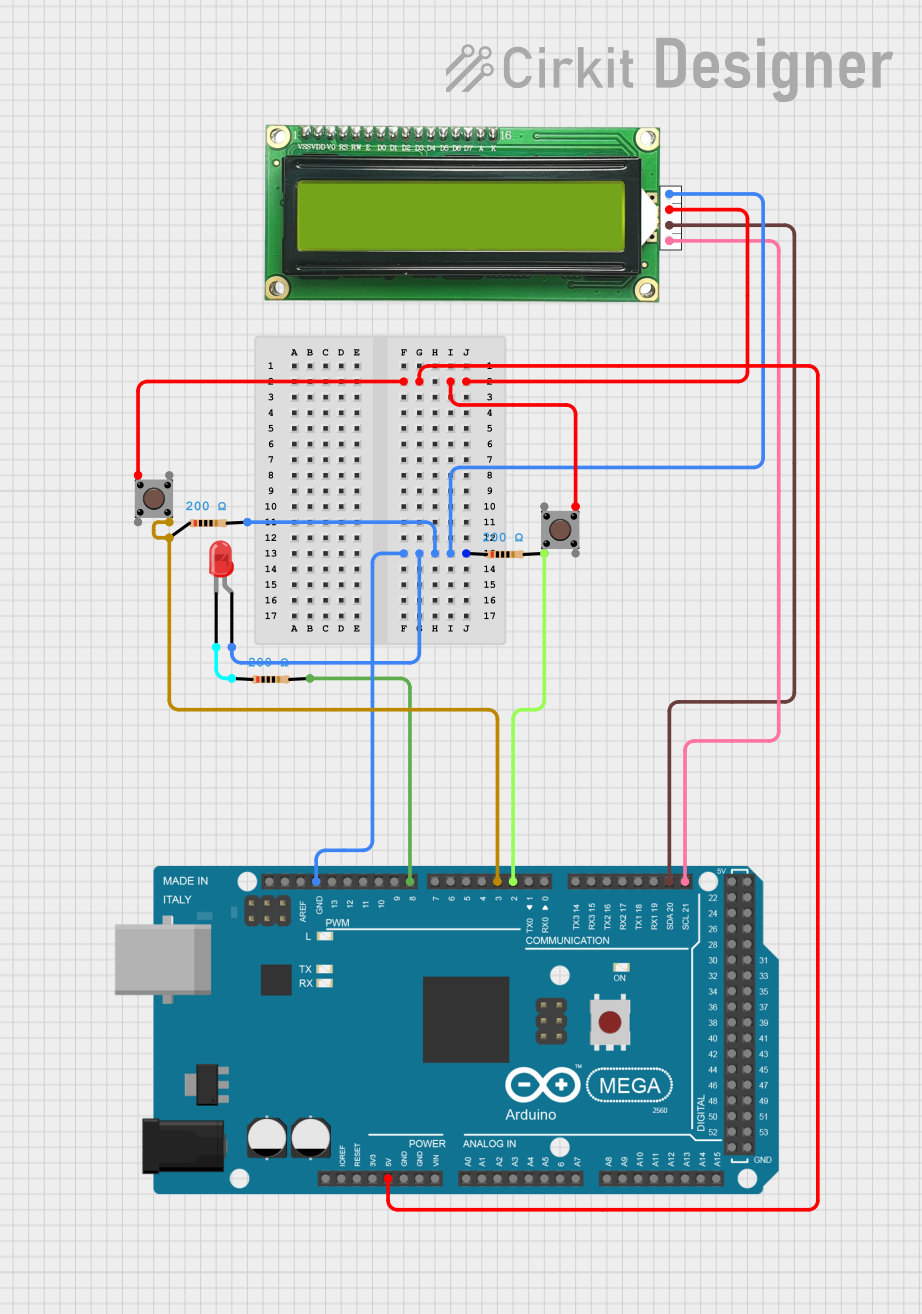 Image of Test Reaction Game: A project utilizing TM1638 8-Digit LED Display Module with 8 Buttons in a practical application