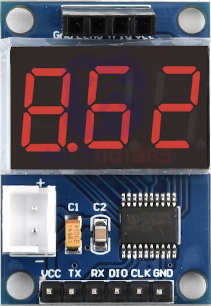 Image of Ultrasonic Distance Measurement Control Board Rangefinder 3 Bit LED Display