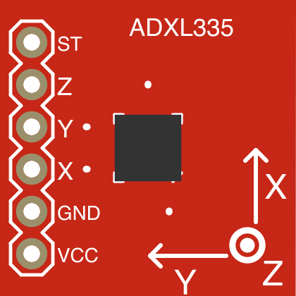 Image of Triple Axis Accelerometer Breakout - ADXL335
