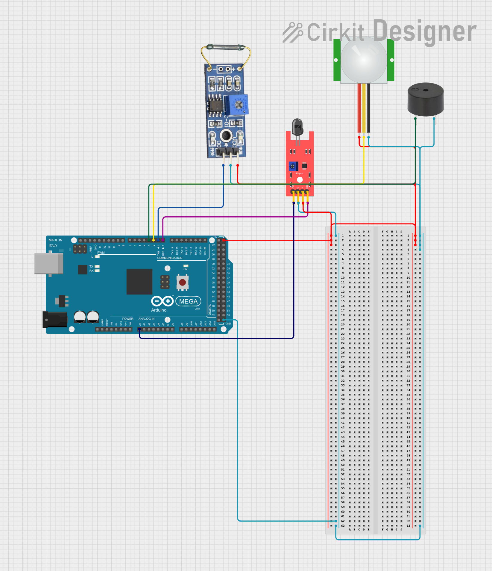 Image of Expo: A project utilizing Keyestudio Reed Switch Sensor Magnetron in a practical application