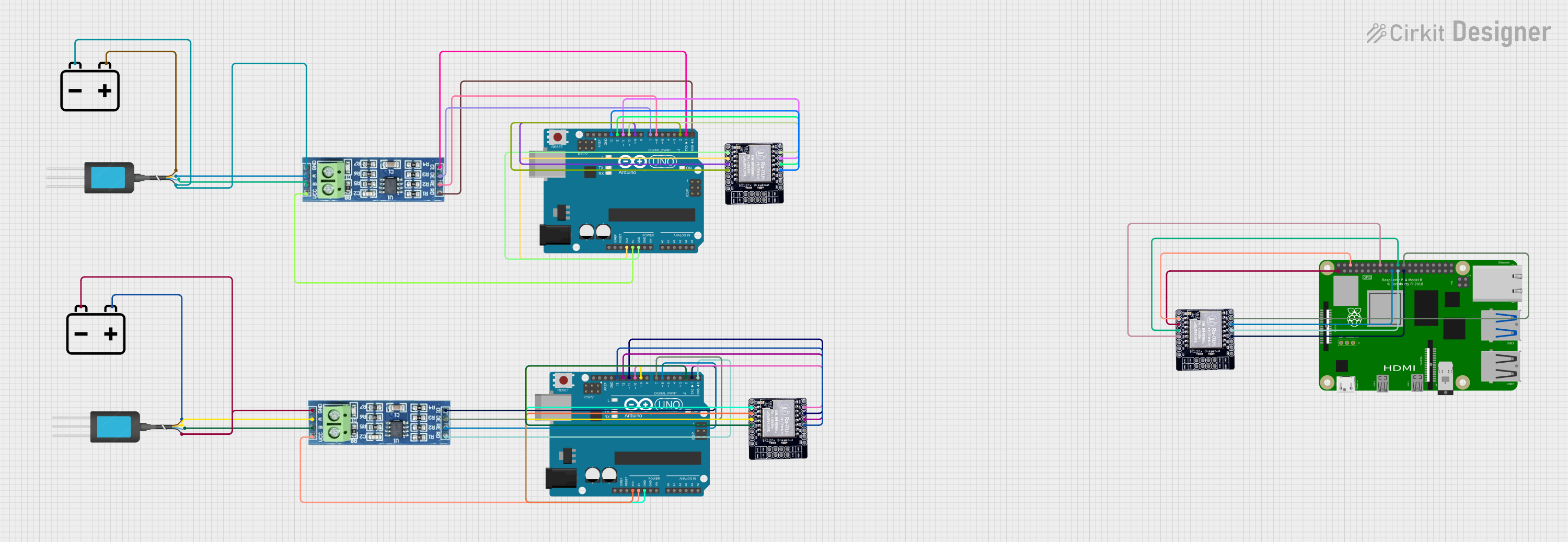 Image of water monitering system: A project utilizing SOIL SENSOR 4IN1 RS485 THCPH-S in a practical application