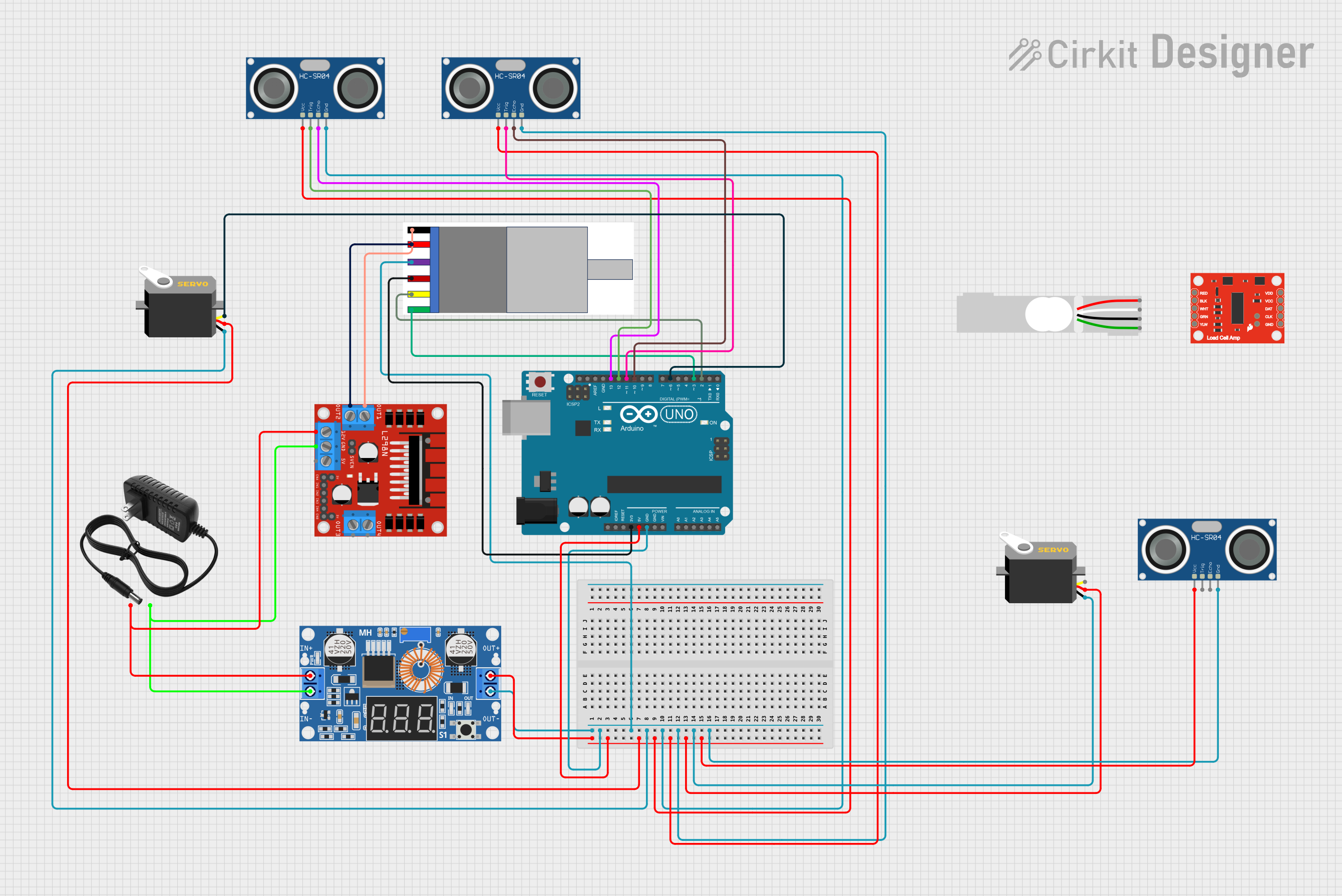 Image of integrated circuit: A project utilizing Gear Motor with integrated Encoder in a practical application