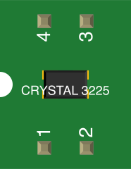 Image of 3225 SMD Crystal (Breadboard Adapter)