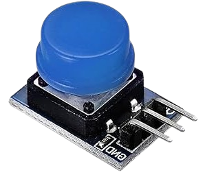 Image of Blue Button Tact Switch