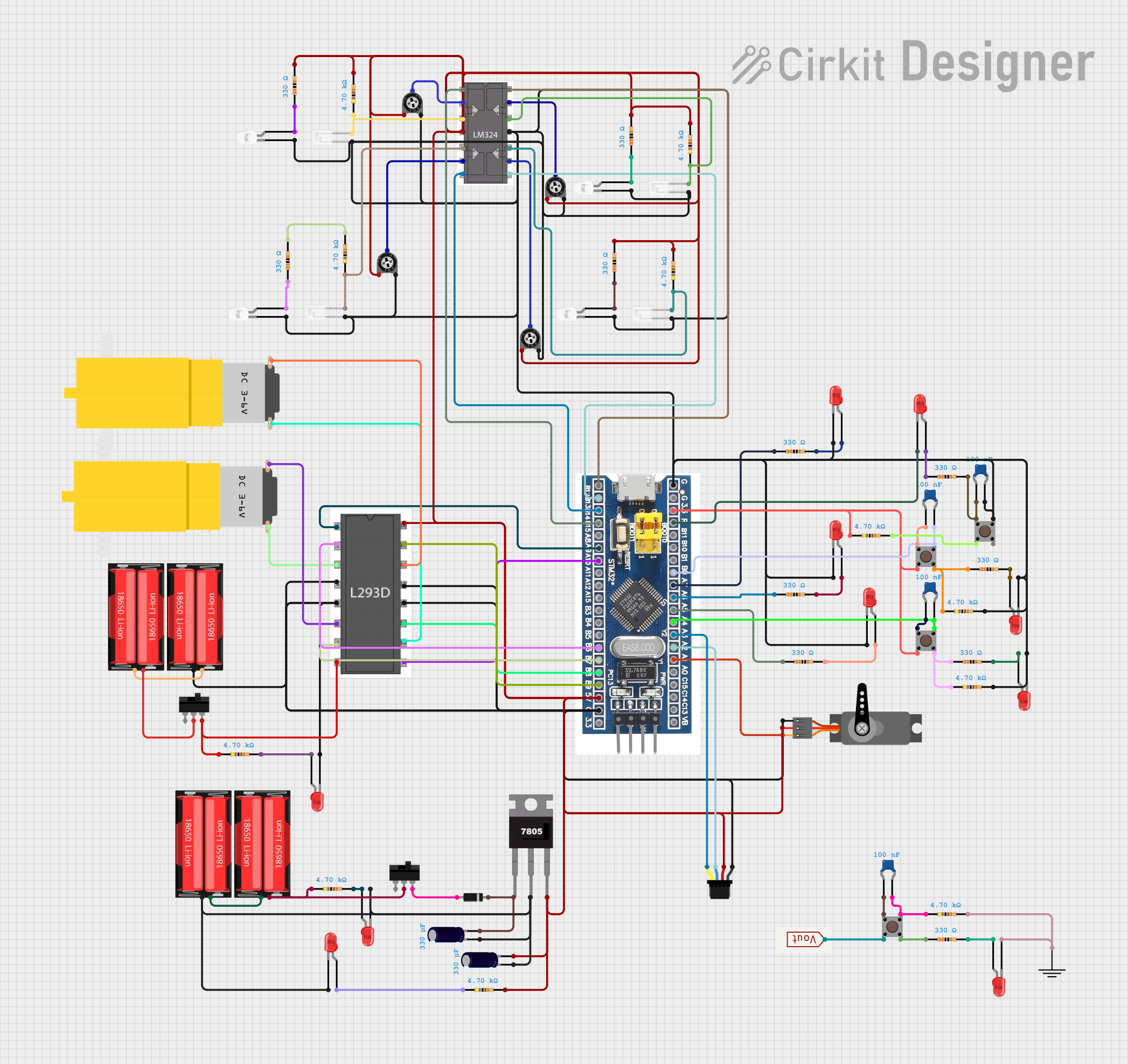 Image of Robocon: A project utilizing 8051 Microcontroller  in a practical application