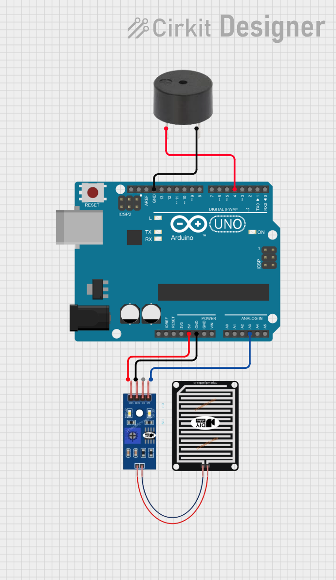 Image of rain: A project utilizing ardino uno r3 in a practical application