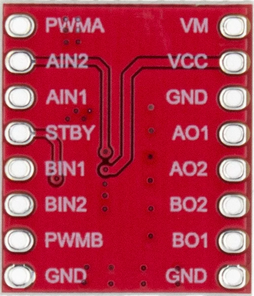 Image of TB6612 (motor driver/PWM controller)