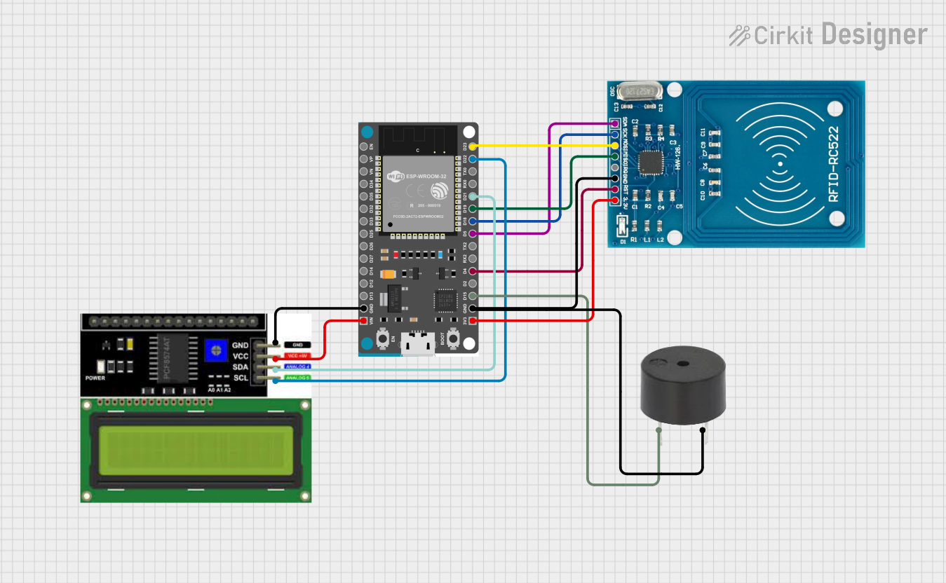 Image of schematic ESP32: A project utilizing RFID_Breakout_v2 in a practical application