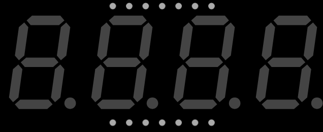 Image of 4 Digit Seven Segment Display