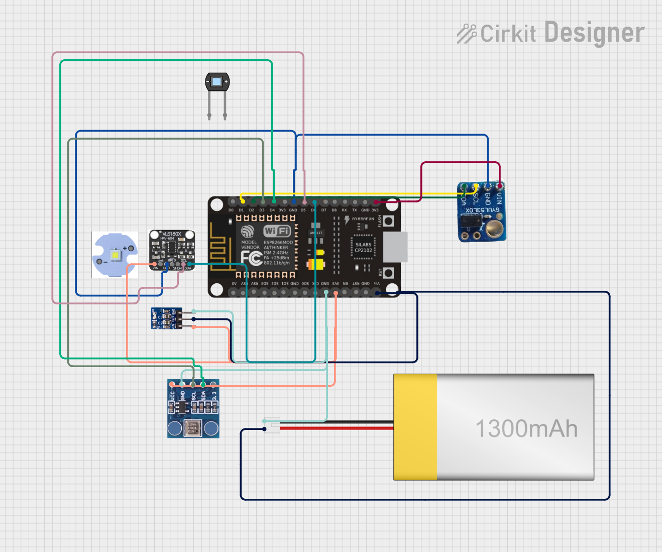 Image of test 2: A project utilizing SparkFun Pressure Sensor Breakout - MS5803-14BA in a practical application